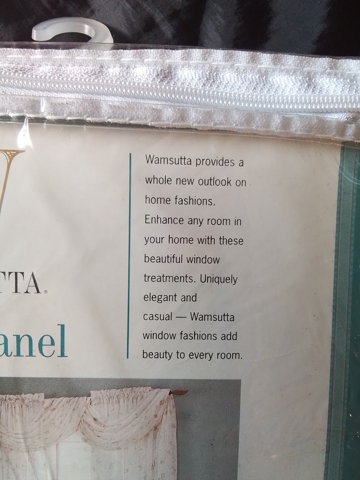 2 WAMSUTTA MAYNOLA 54″ × 84″ SHEER PANELS VTG NEW TURKISH $29.99 PRICE TAG EACH