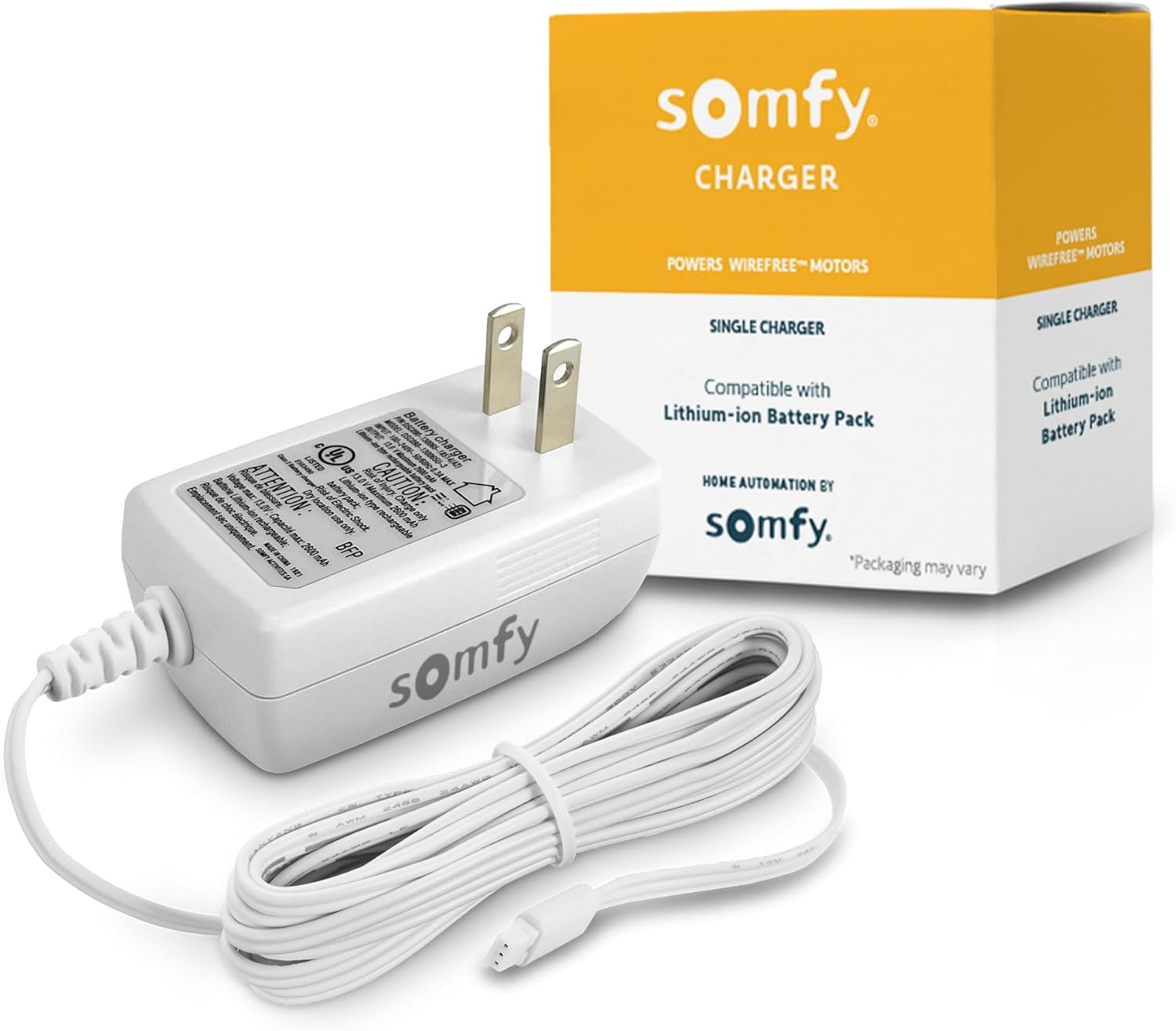 Charger for V2 Wirefree Motors – Powers External Battery Pack – Compatible with