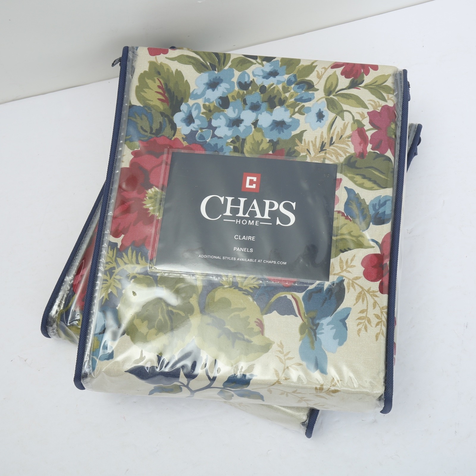 Ralph Lauren CHAPS Floral Curtains Claire French Country 2 Packages Cottage Core