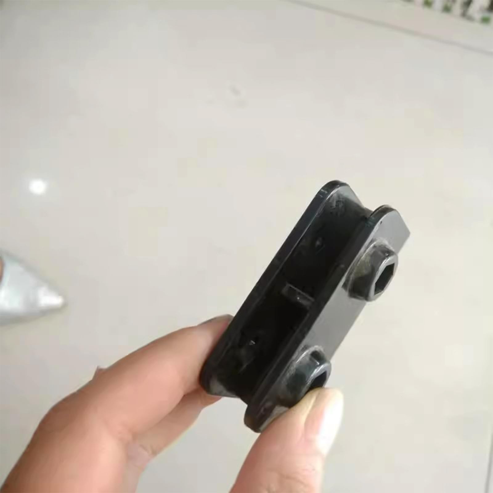 4PCS Black Canopy Replacement Parts,Rectangular Bracket Replacement Connectors,G