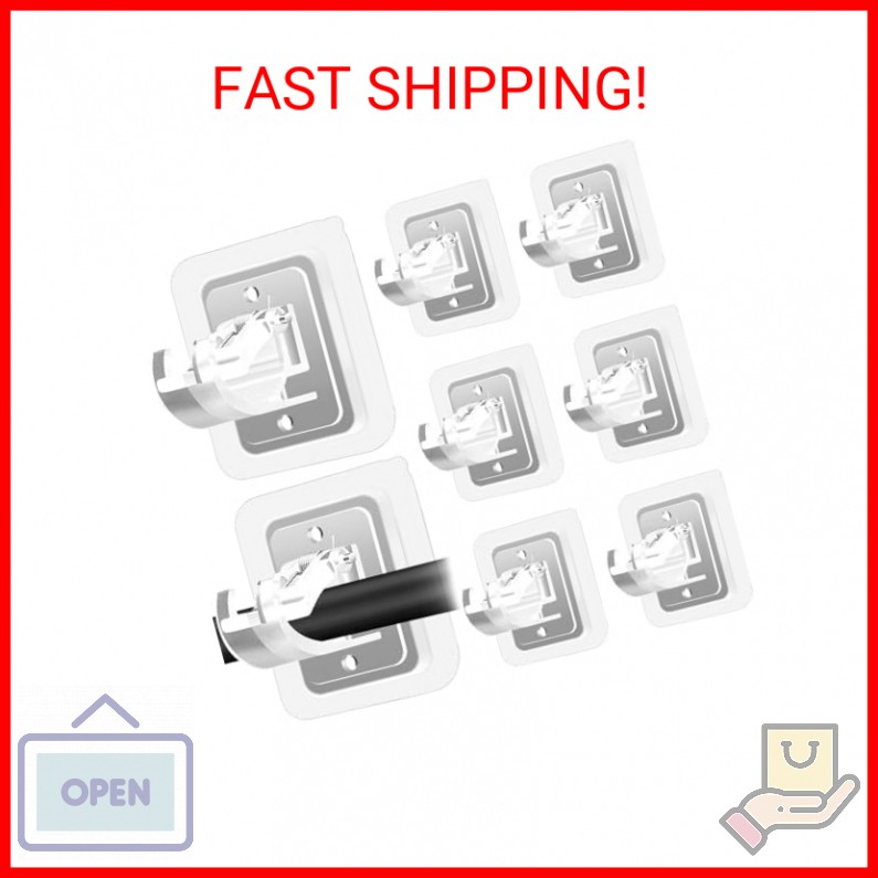 Codoule Self Adhesive No Drill Adjustable Curtain Rod Holder Hooks Brackets, Nai