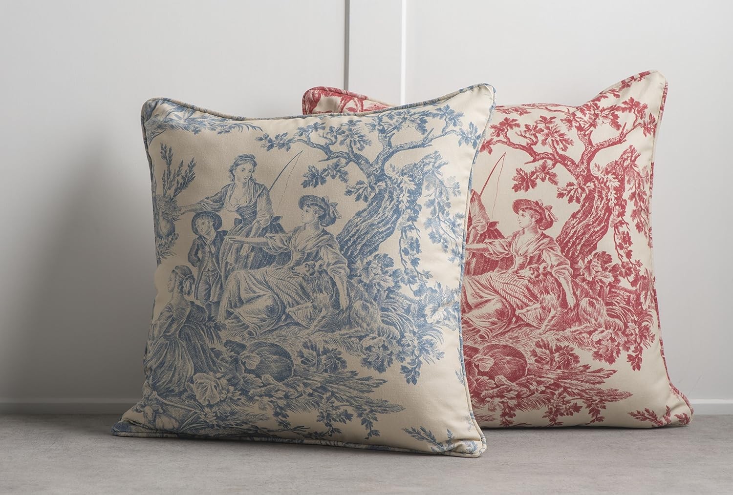 NWT 100% Authentic Maison d’Hermine Cotton Toile Pillow Cover 18×18 Square