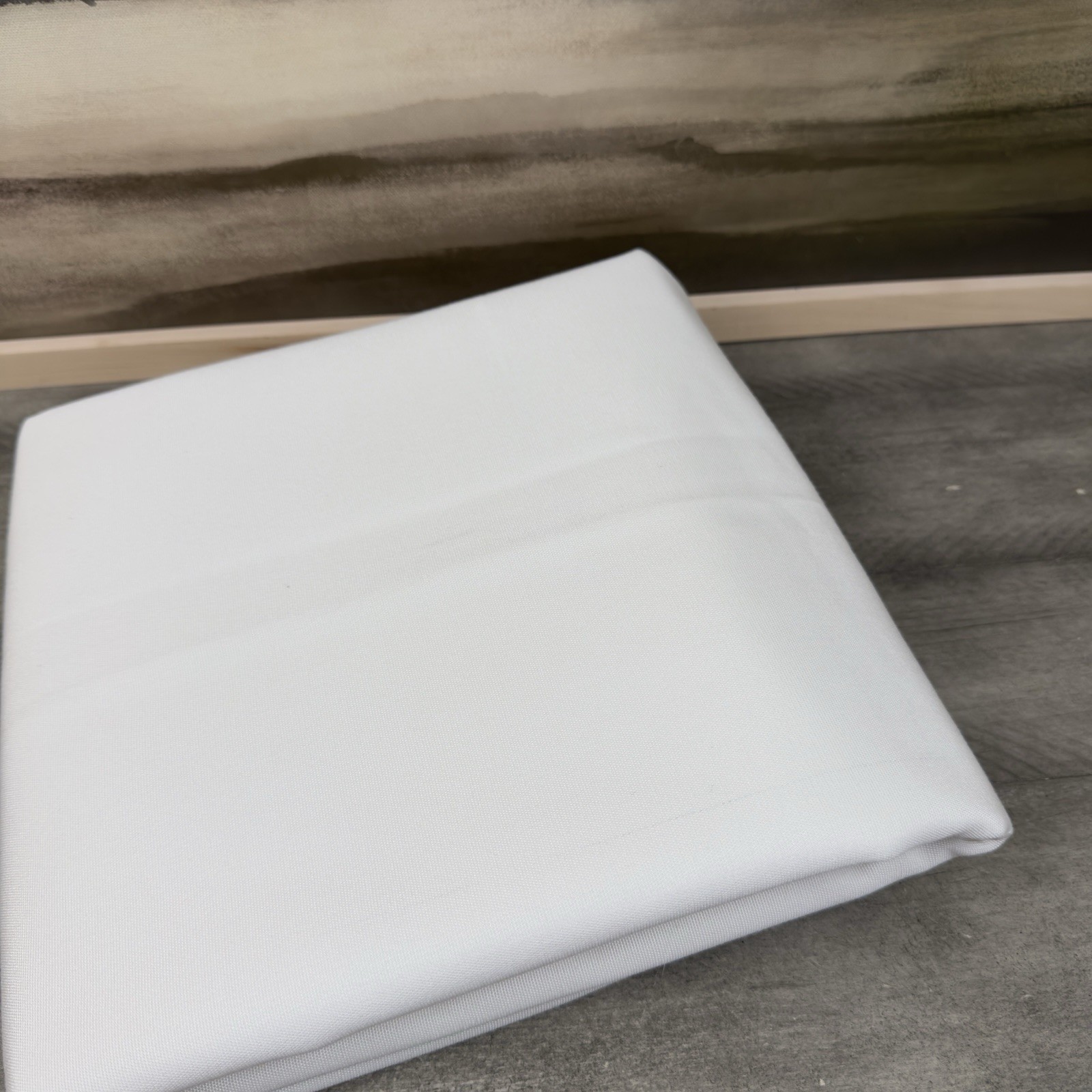 Pottery Barn Sunbrella Solid Outdoor Grommet Curtain Panel Natural 50”x84” Read