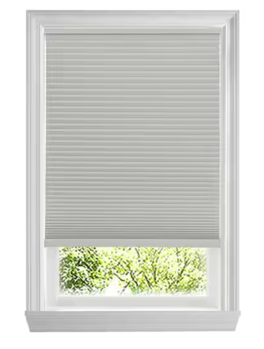 Home Decoration Collection Blackout Blinds Pewter Cellular Shade Cordless CUSTOM