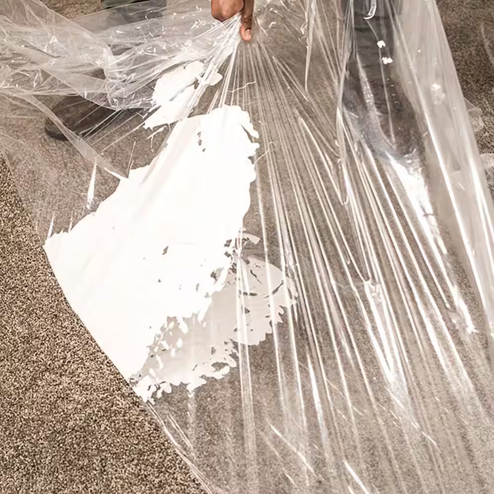 24 In. X 50 Ft. Carpet Protection Self Adhesive Film Free Shipping New