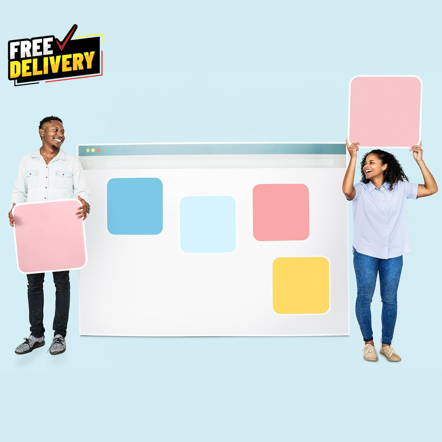 Blank Magnet Sheets Roll 24-Inches Wide – .30Mil Flexible, Printable, White Viny