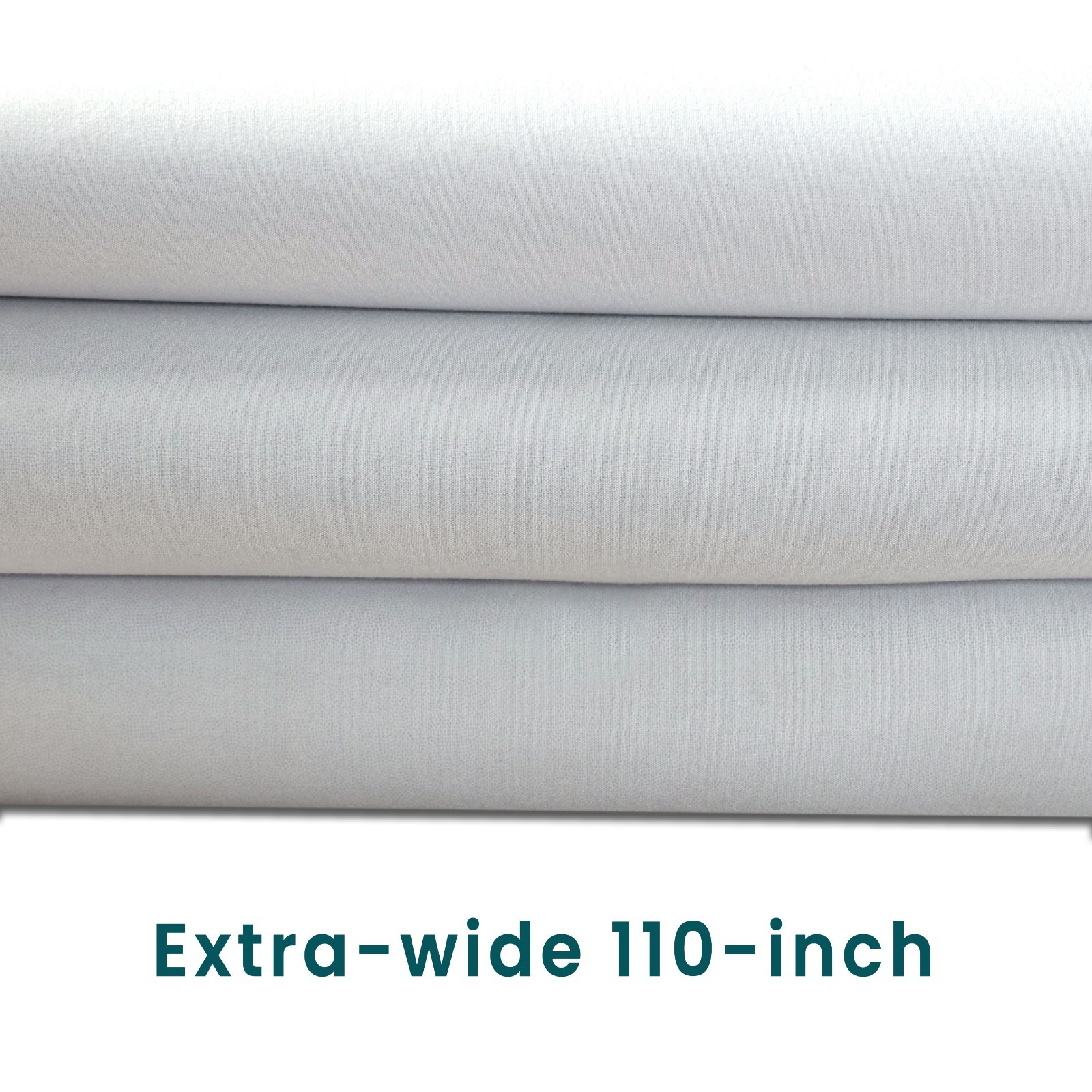 Blackout Curtain Drapery Lining Fabric Lightweight Cut Yard 110 & 55 Inch Wide