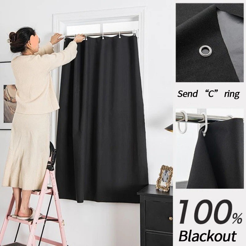 NEW THERMAL BLACKOUT CURTAINS Eyelet Ring Top OR Pencil Pleat FREE Tie backs
