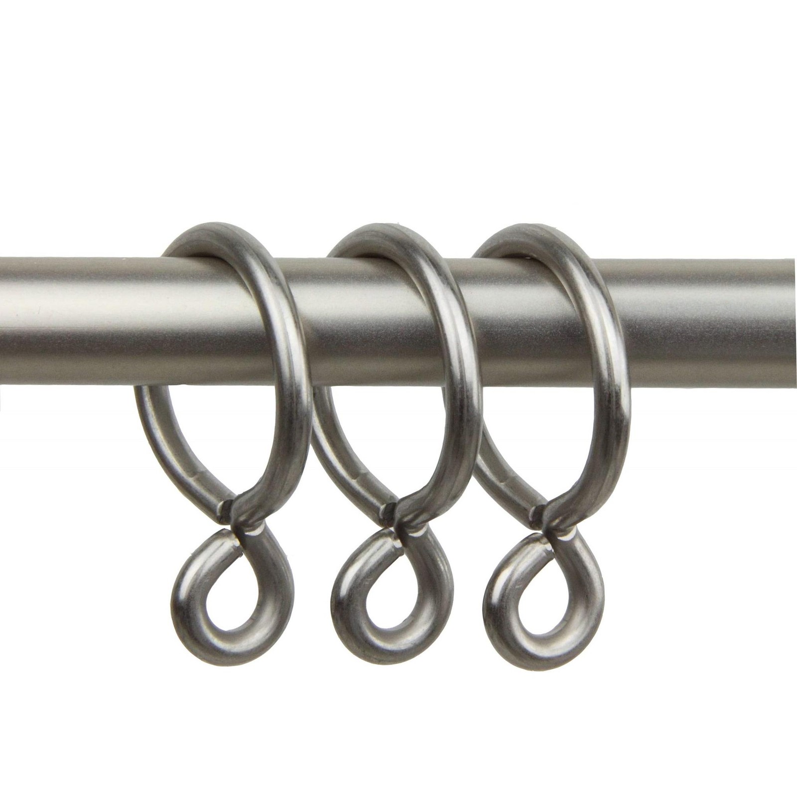 InStyleDesign 10 Curtain Eyelet Rings 1 inch – n/a Nickel Finish