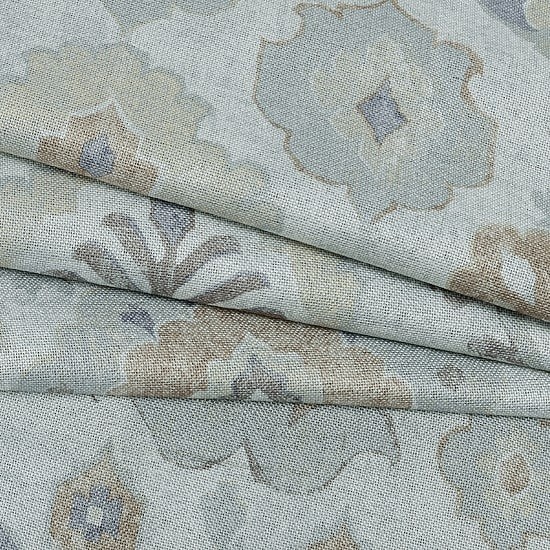 Max Blackout Baylor Print Curtain Panel 50×63 Grommet Blackout Neutral Floral