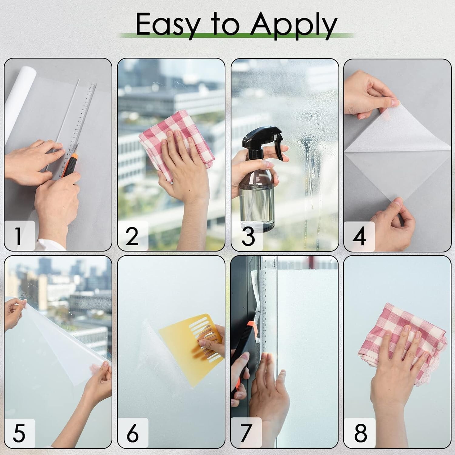 White Frost Privacy window film Made in usa 60 inch x 100 ft