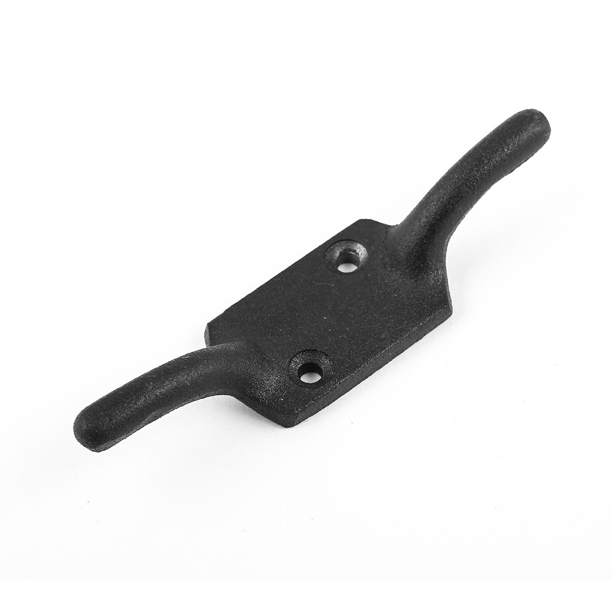 Black Window Hooks Wrought Iron Window Rope Cleat Hook 4″ H Renovators Supply