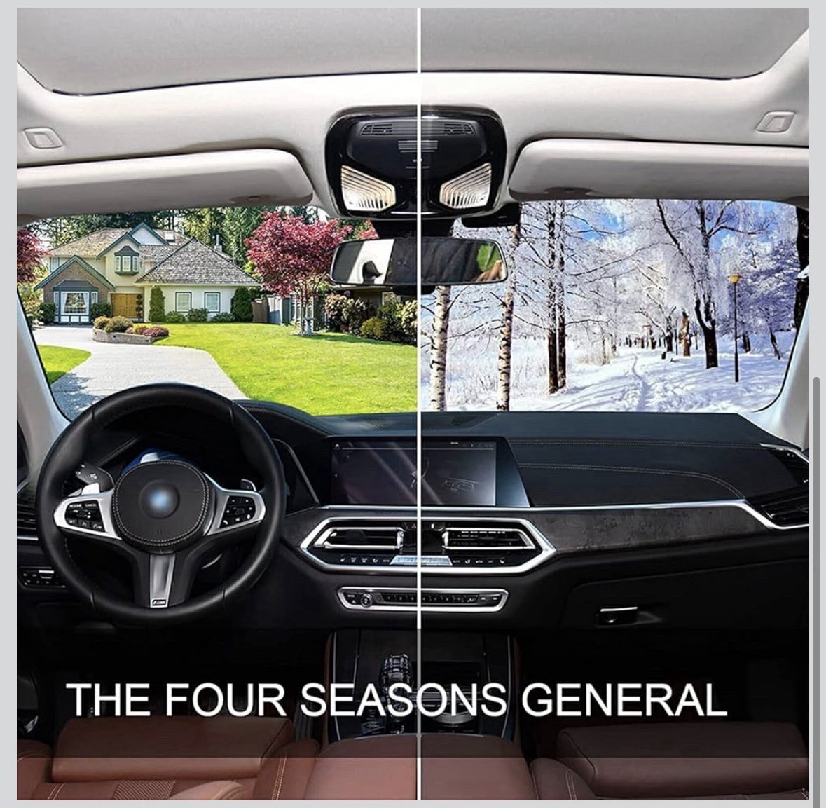 Front Windshield Sun Shade Starry Night Over The Rhone Folding Sun,Starry M Size