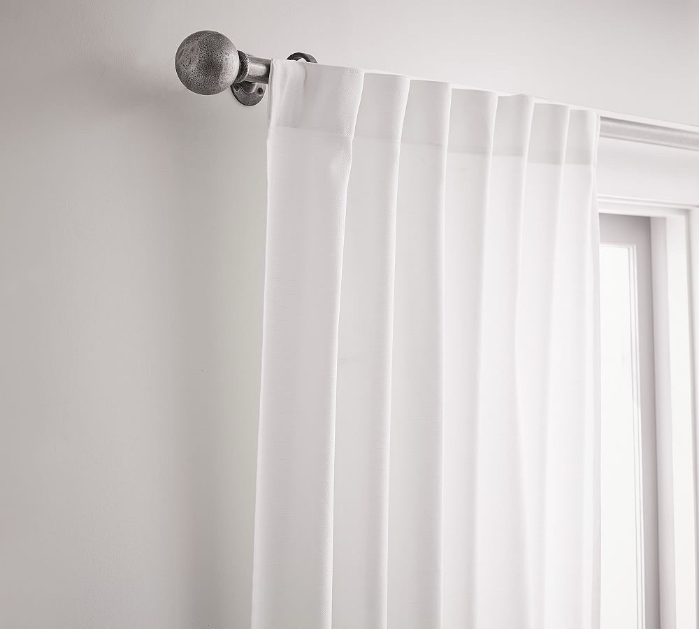 Pottery Barn 100”W X 108”L BLACKOUT Curtains WHITE 2 Panels Savings! NEW
