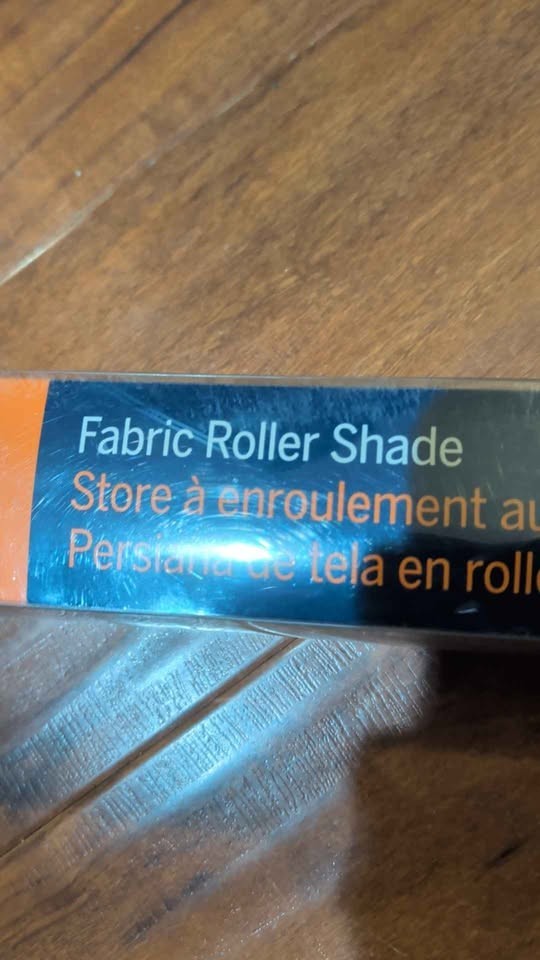 LEVOLOR Trim+Go Cordless Roller Shade Denim Room Darkening 37″ x 72″ New