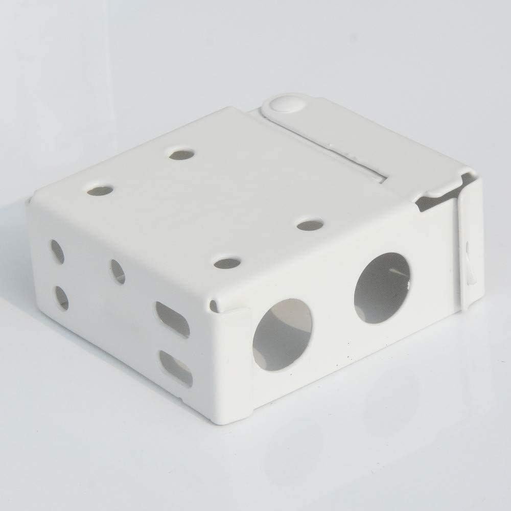 Elegant 4pcs White Alloy Steel Brackets for 2-Inch High Profile Window Blinds
