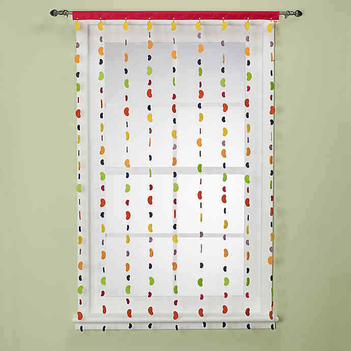 Jelly Belly Felt Bean Window Treatment Doorway Curtain Decor Pink Blue Green
