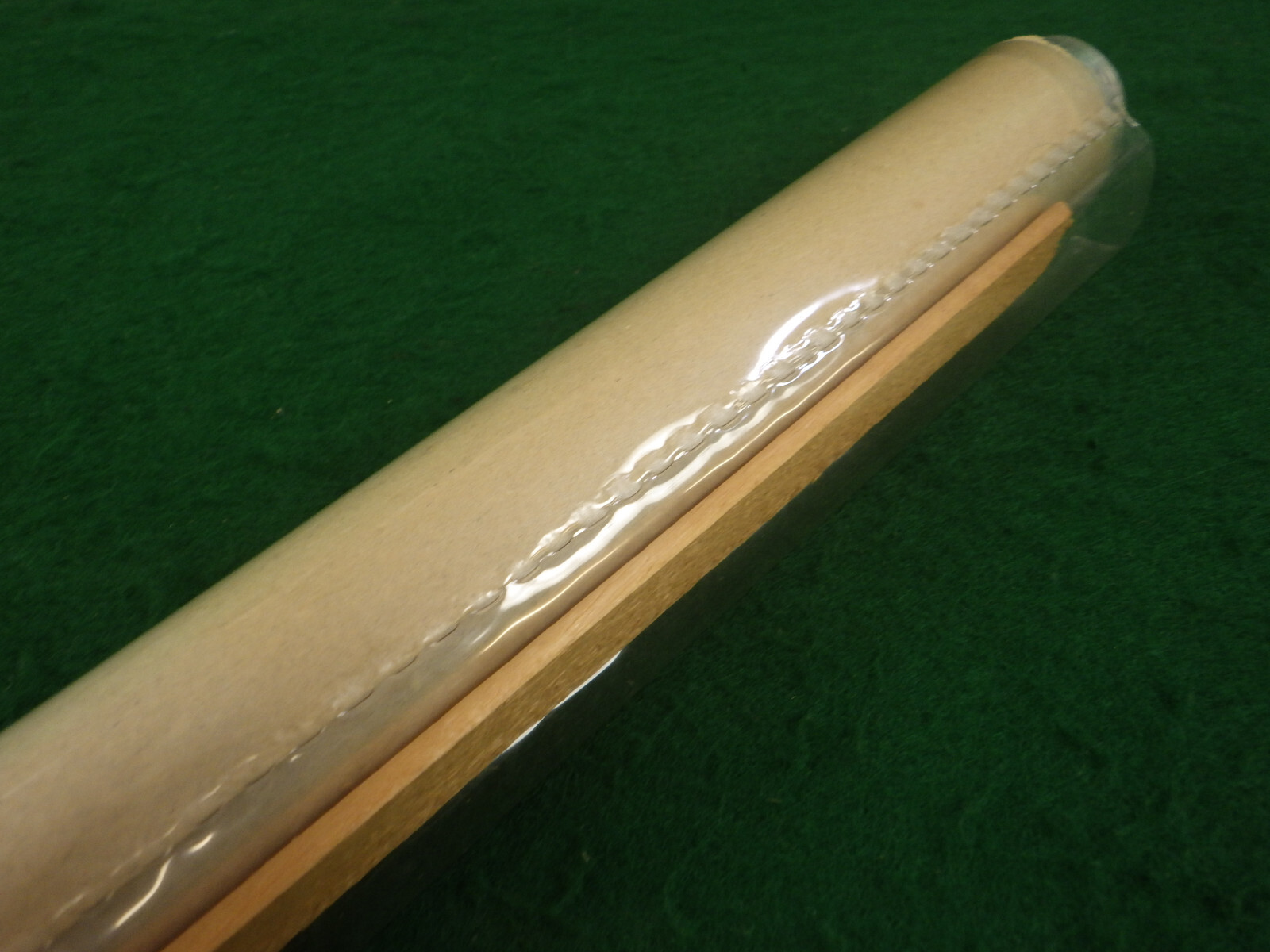 Vintage Marstorm pull down clear temporary storm window shield/shade Roller