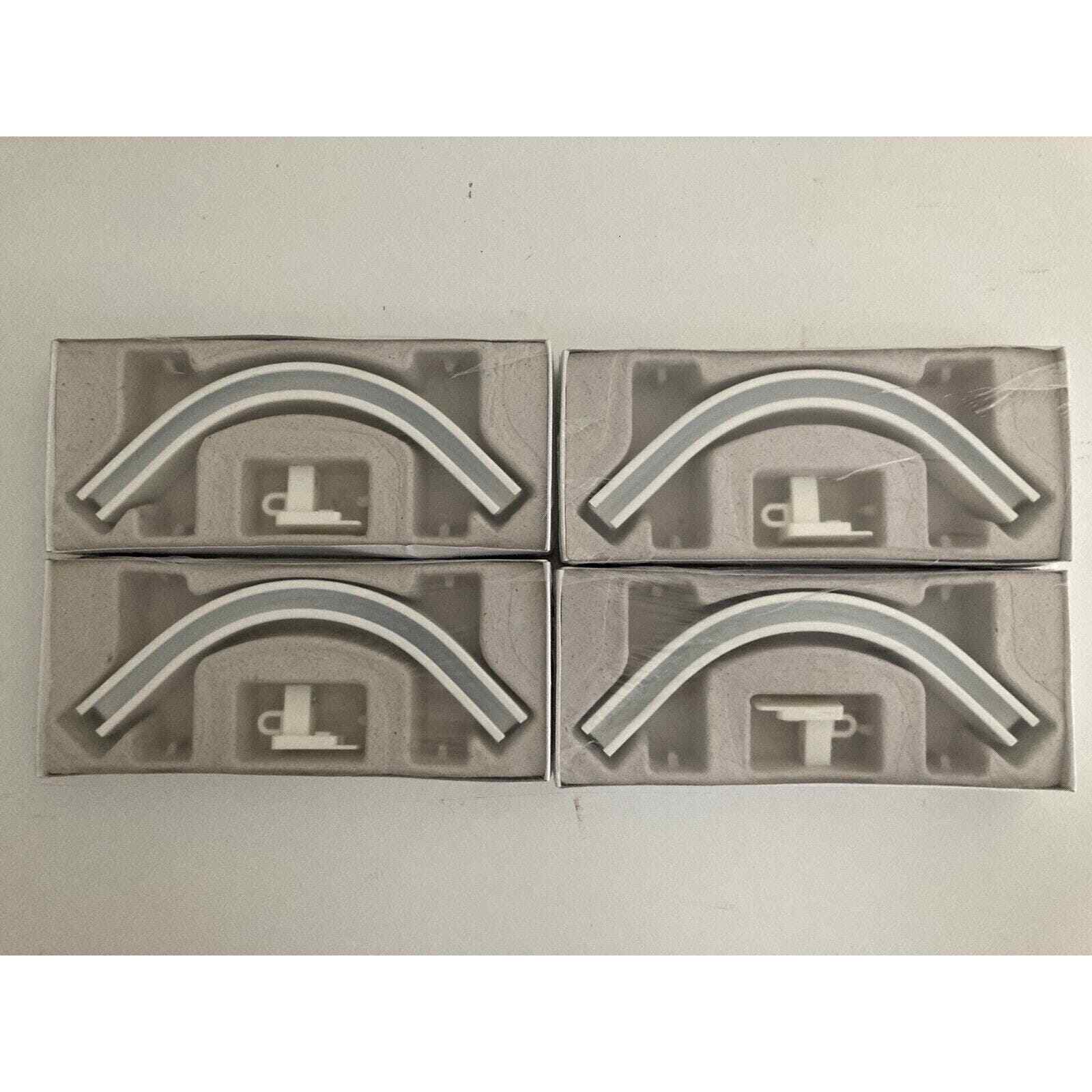 IKEA VIDGA Corner Piece (SET OF 4) Single Track 4 3/4″ Corner Connector Rail NEW