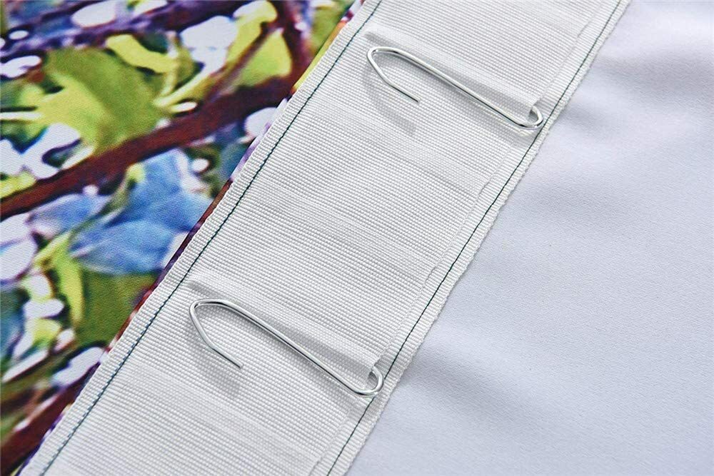 Outer Space Galaxy Planet 3D Printing Window Curtains Blockout Drapes Fabric