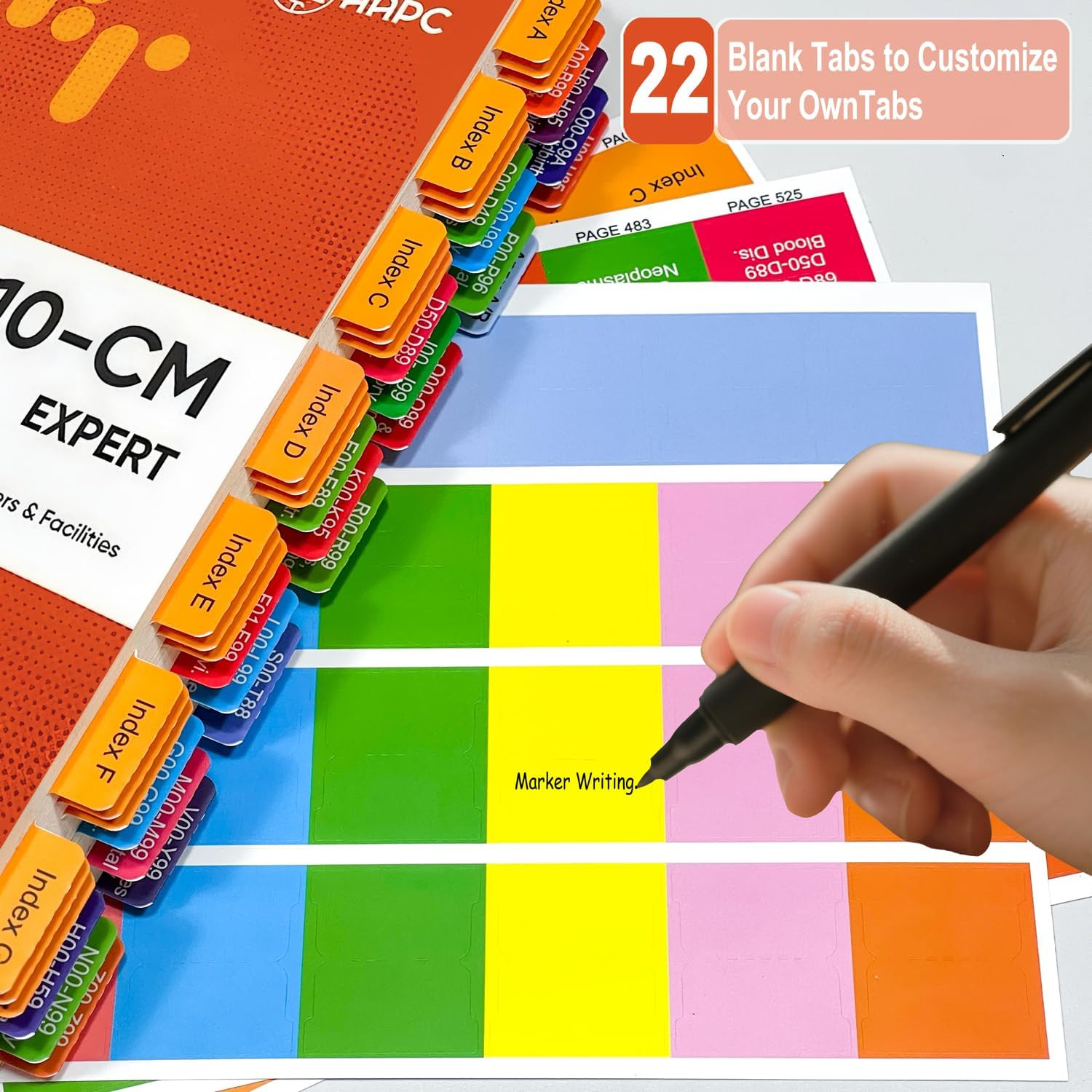 Upgraded Index Tabs for AAPC Version ICD-10-CM Expert 2026/2025 The Complete Off