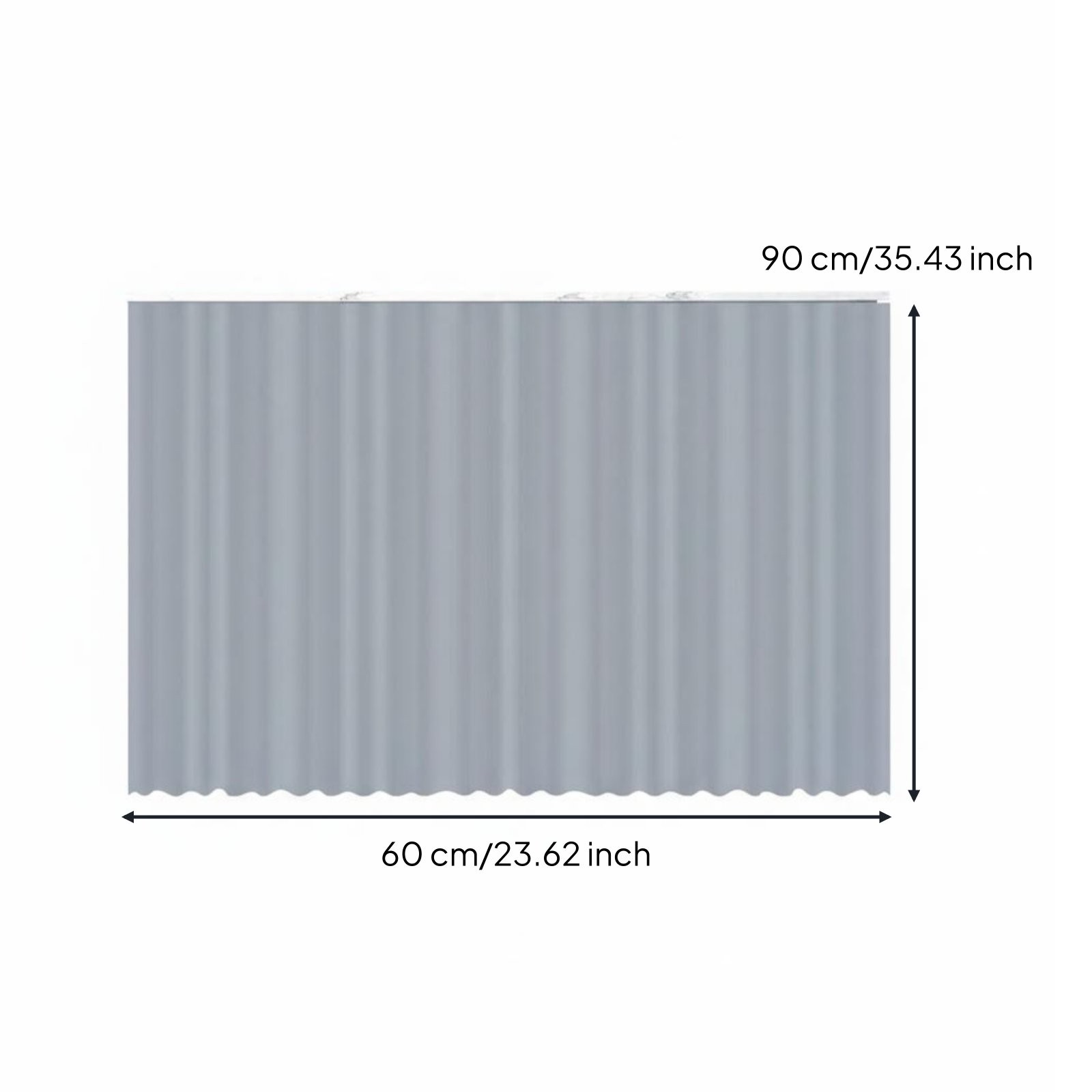 Hook and Loop Cabinet Curtain Long-Lasting Cabinet Curtain Sun Protection