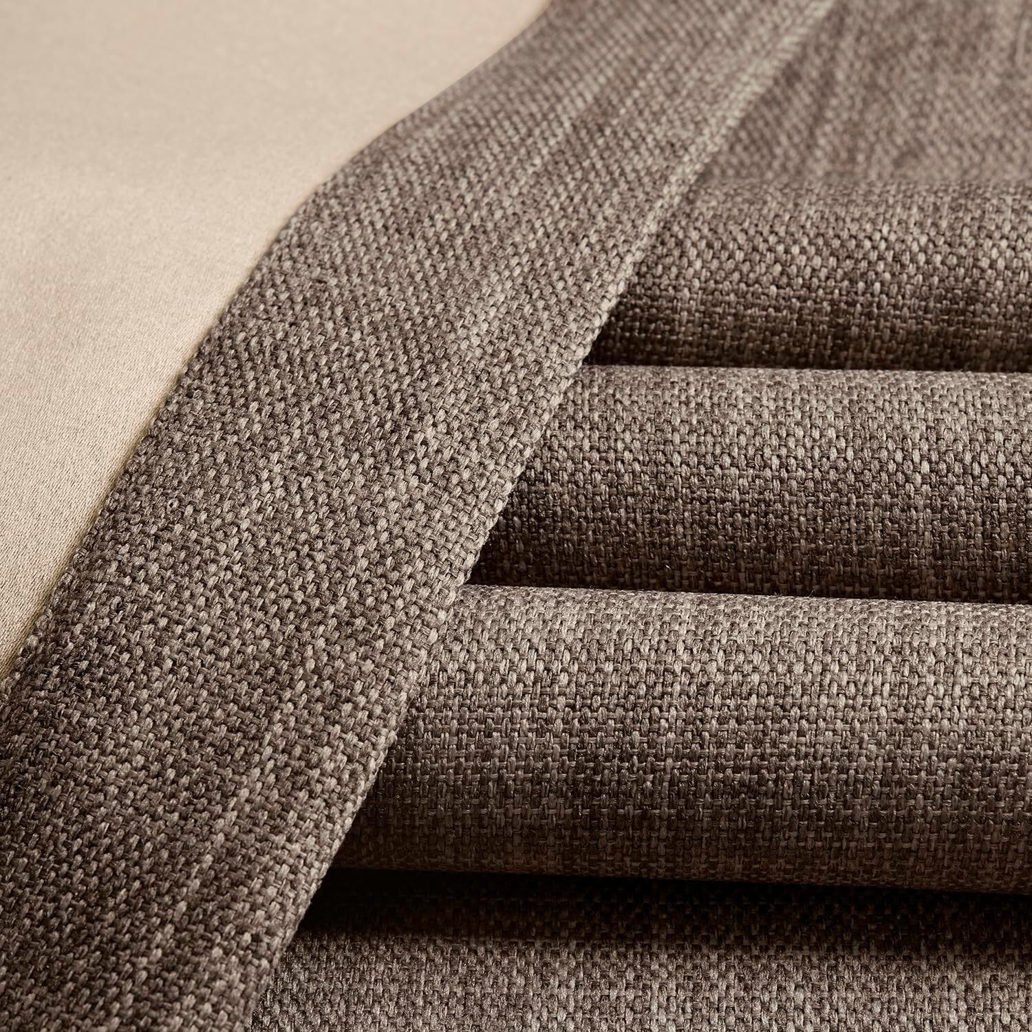 1 Panel Dutch Cocoa 120″L x 50″W Linen Darkening Curtains For Living Room