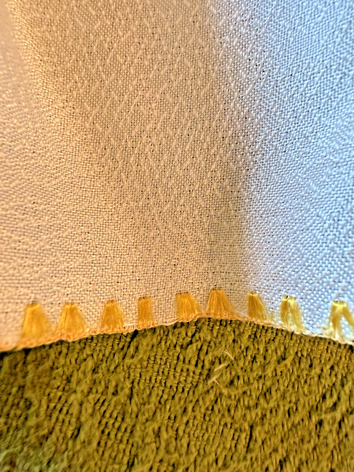 Vintage Fiberglass Flower Power Valances (2)