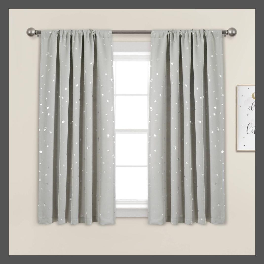 Kids’ Star out Window Curtain Panels – Lush Décor