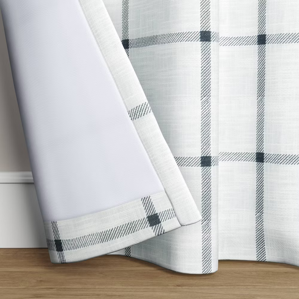 1pc 50″x108″ Blackout Window Curtain Panel Gray – Threshold