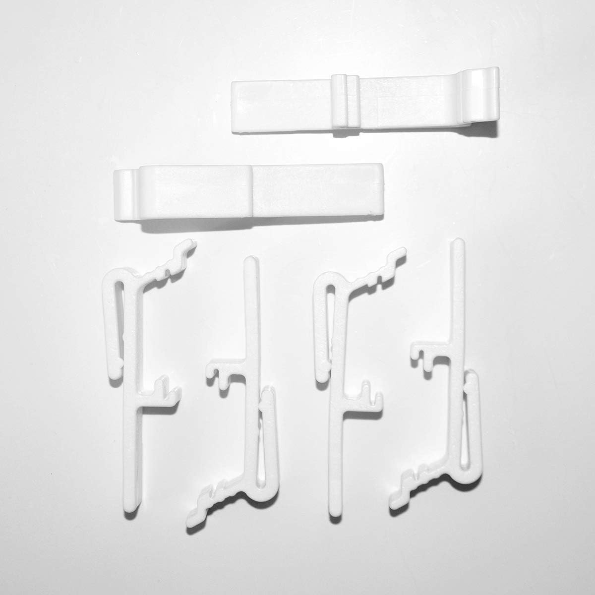 6Pcs Valance Clip Vertical Blinds Dust Cover Holder Bracket for 1-1/2″ or 1-9/16