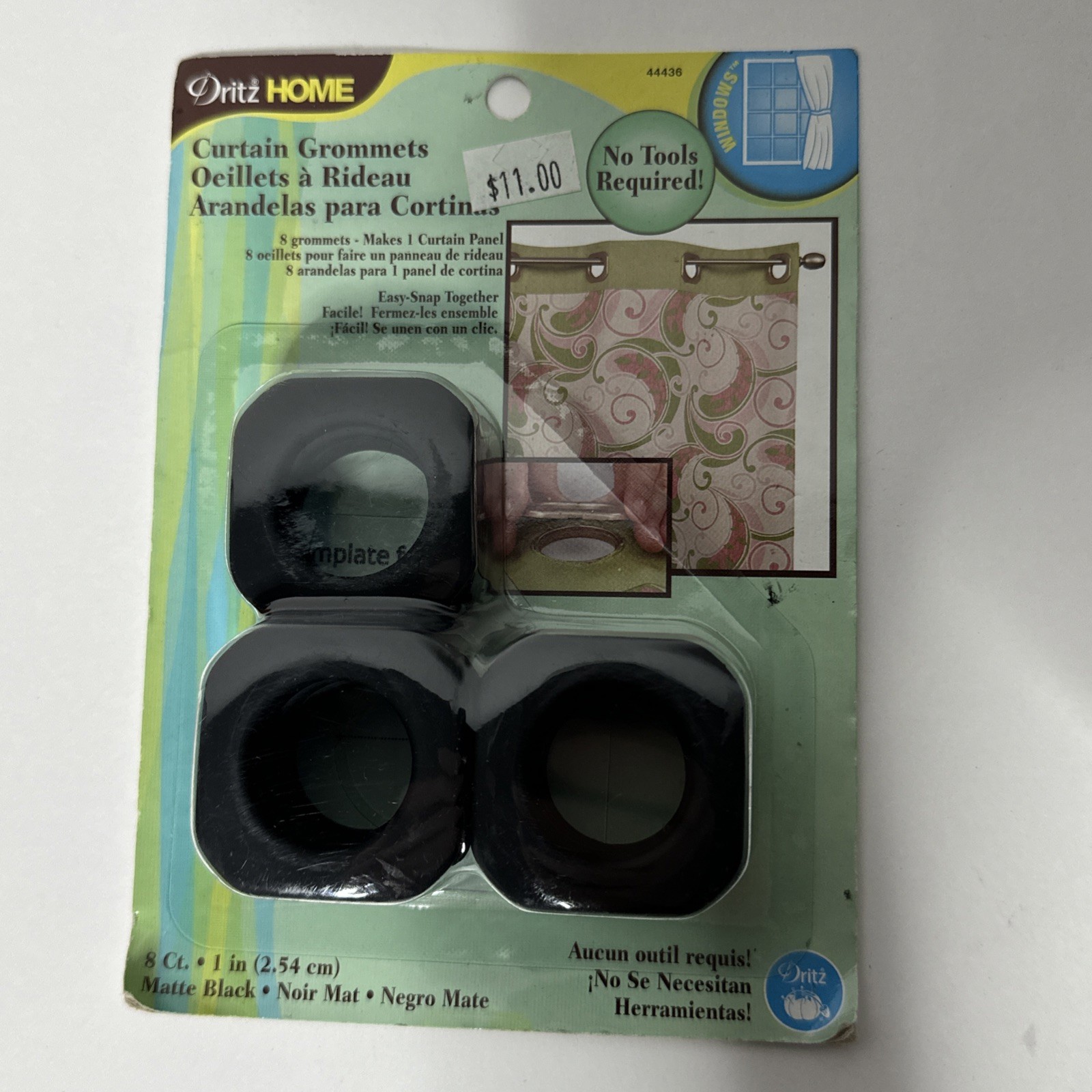 New Curtain Grommets Dritz Home 1-9/16” 8 Ct. Rustic Brown #44450