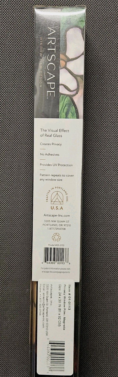 Artscape Magnolia Decorative Window Film 24″ x 36″ (Model # 01-0113)