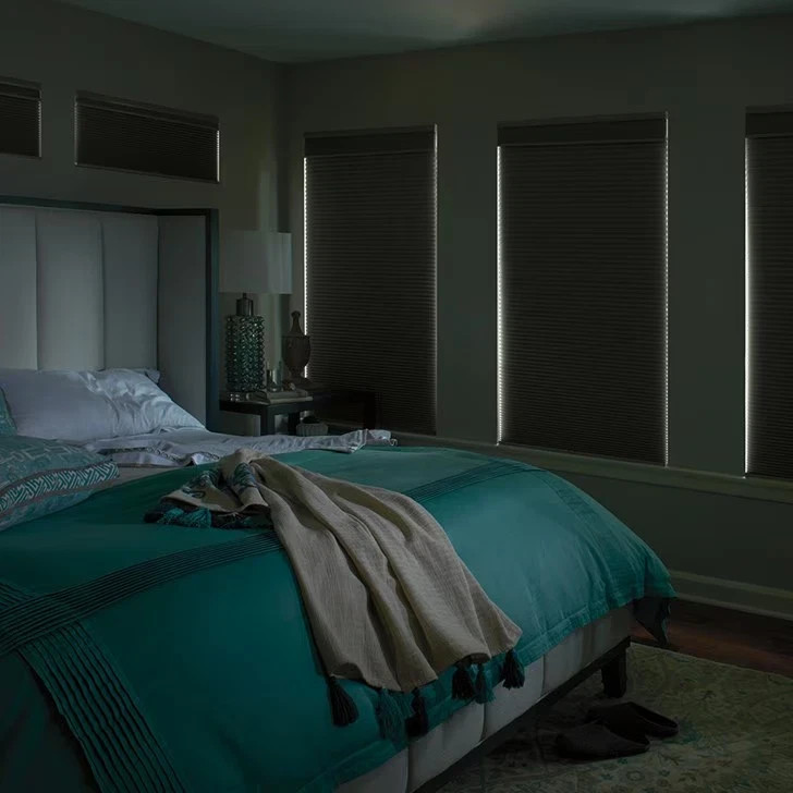 Chocolate Cordless Light Filtering Cellular Shades for Windows 29 in. W x 48 in.