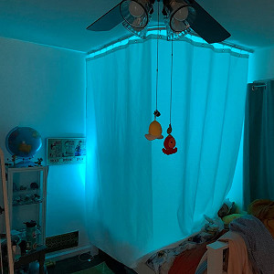 Flexible Bendable Curved Ceiling Curtain Track, 1 Meter(3.3 ft) for L, U, Circle