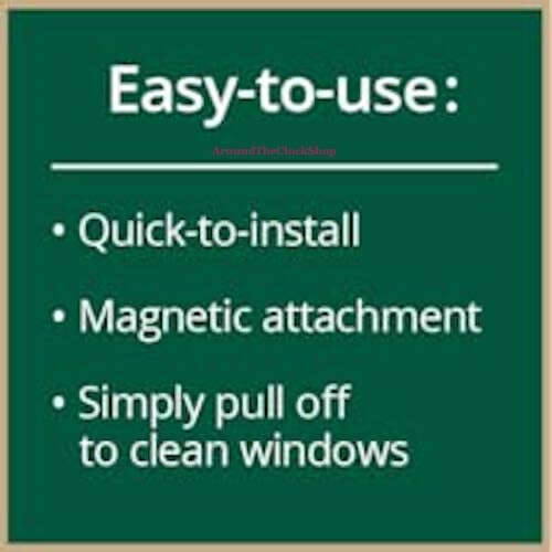Magnetic Blind For Steel Door Window Vinyl Mini Blind Curtain Magnet Shade 25×68