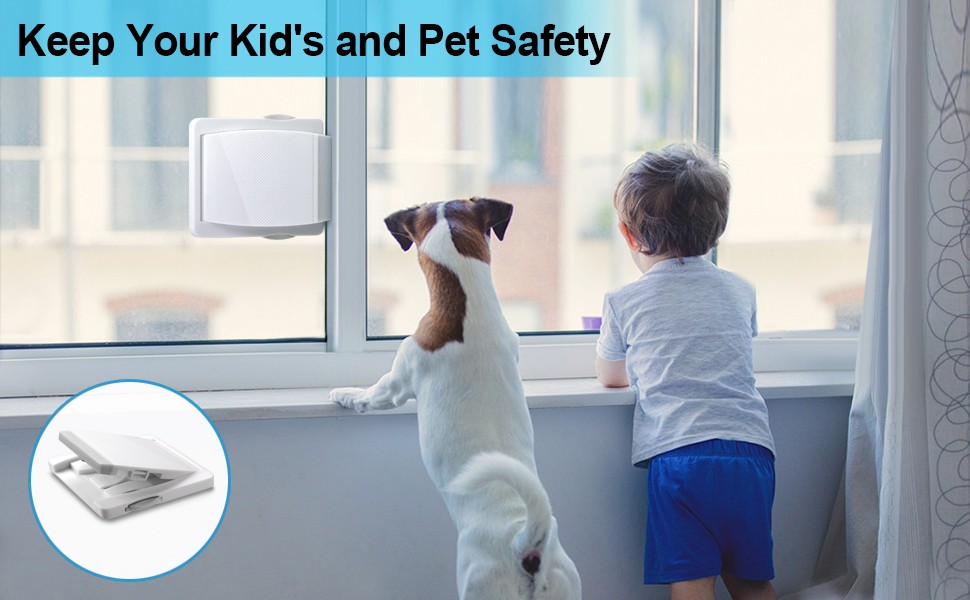 Sliding Door Lock, 2 Pack Child Safety Sliding Glass Door Lock for Sliding Glass