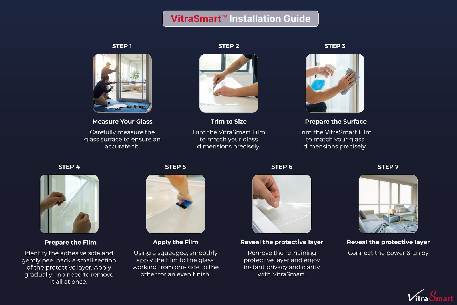 Black Window Privacy Film PDLC Smart Film Self Adhesive Switchable Smart Tint