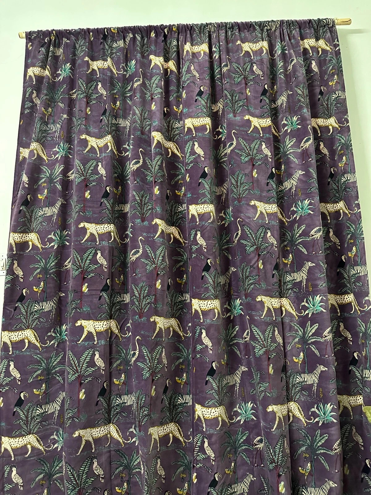 Cotton Velvet Living Room Curtains Drapes – Elegant, Stylish & Customizable