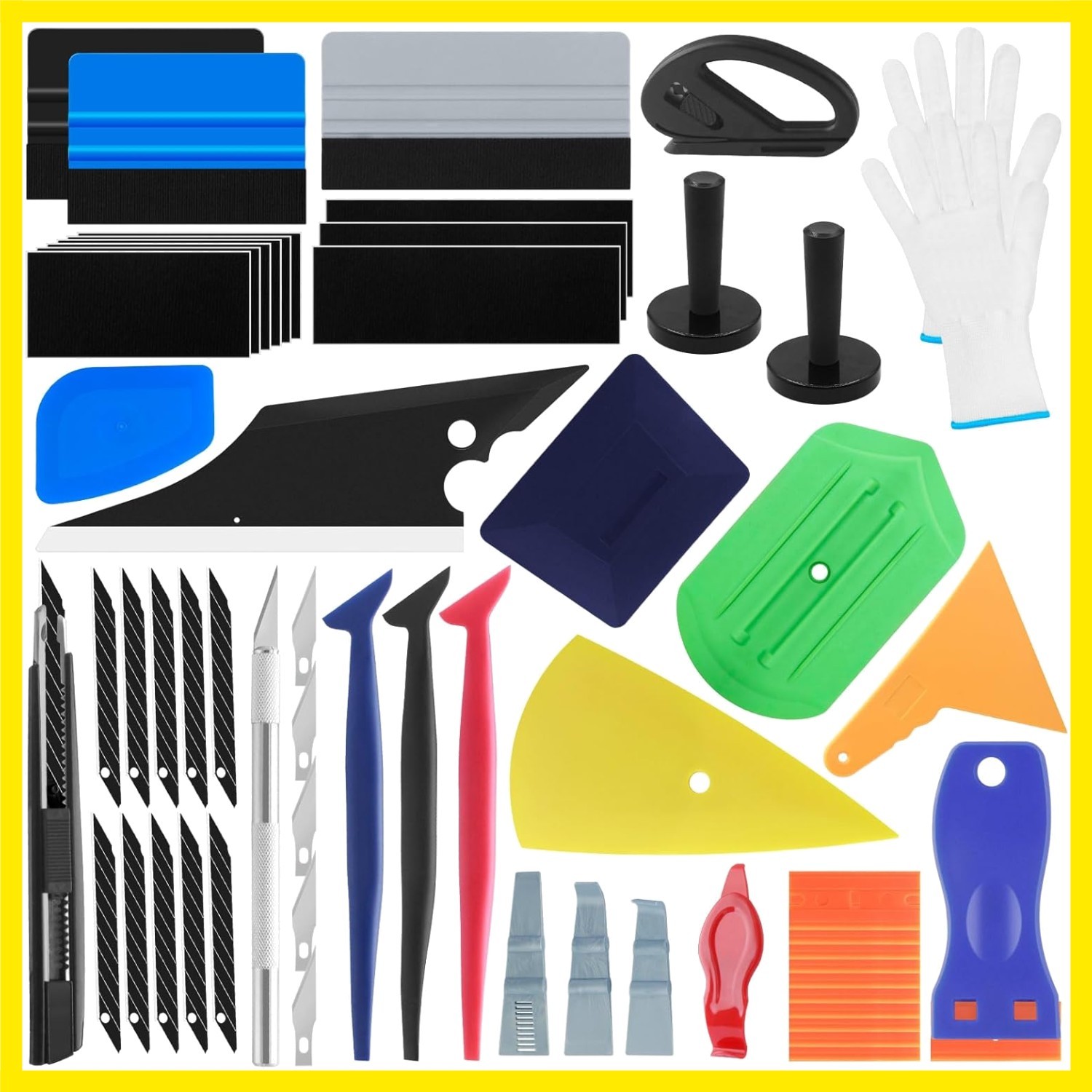 Car Wrap Tool Kit Vehicle Wrapping Tools Vinyl Wrap Applicator Tool Kit Windo…