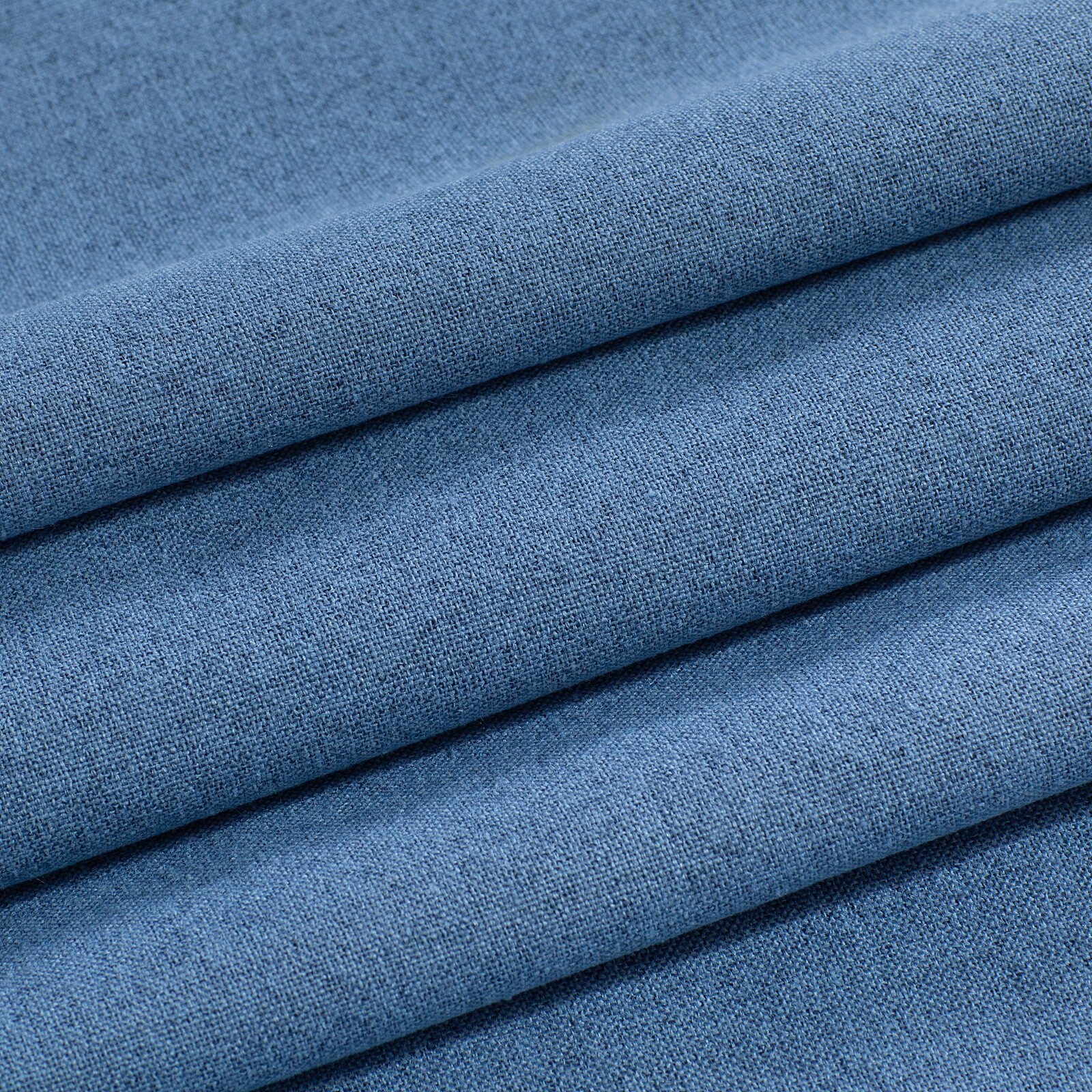 Blue 100% Blackout Window Curtains – Black Back & Grommets – 4 SIZES!!!