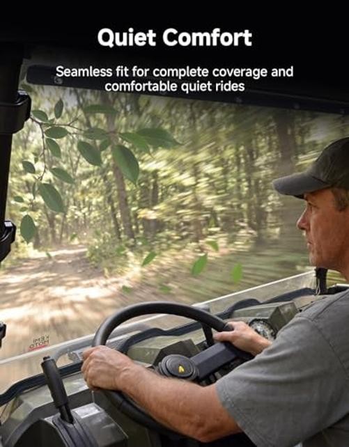 UV-Resistant Front Windshield Compatible With Polaris Ranger 800 XP/ 800 XP