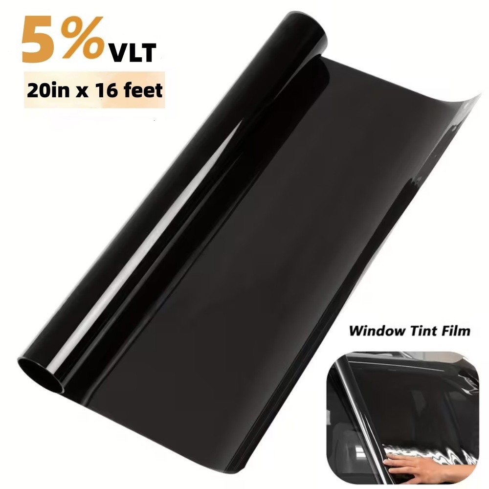 2 Rolls 5% VLT Car Window Tint Film – (20inx16ft) Car Window Privacy Wrap Film