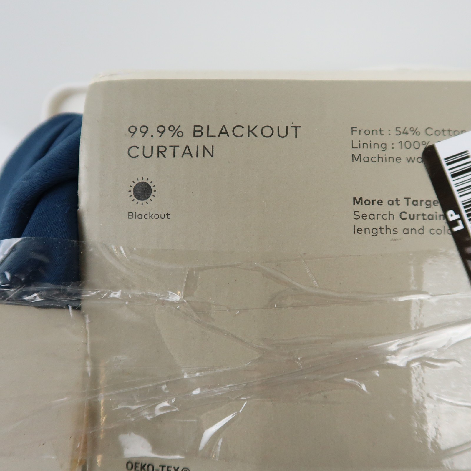 Project 62 Blackout Curtain Window Panel 84″ Rod Pocket 50×84 New Drapery Panel