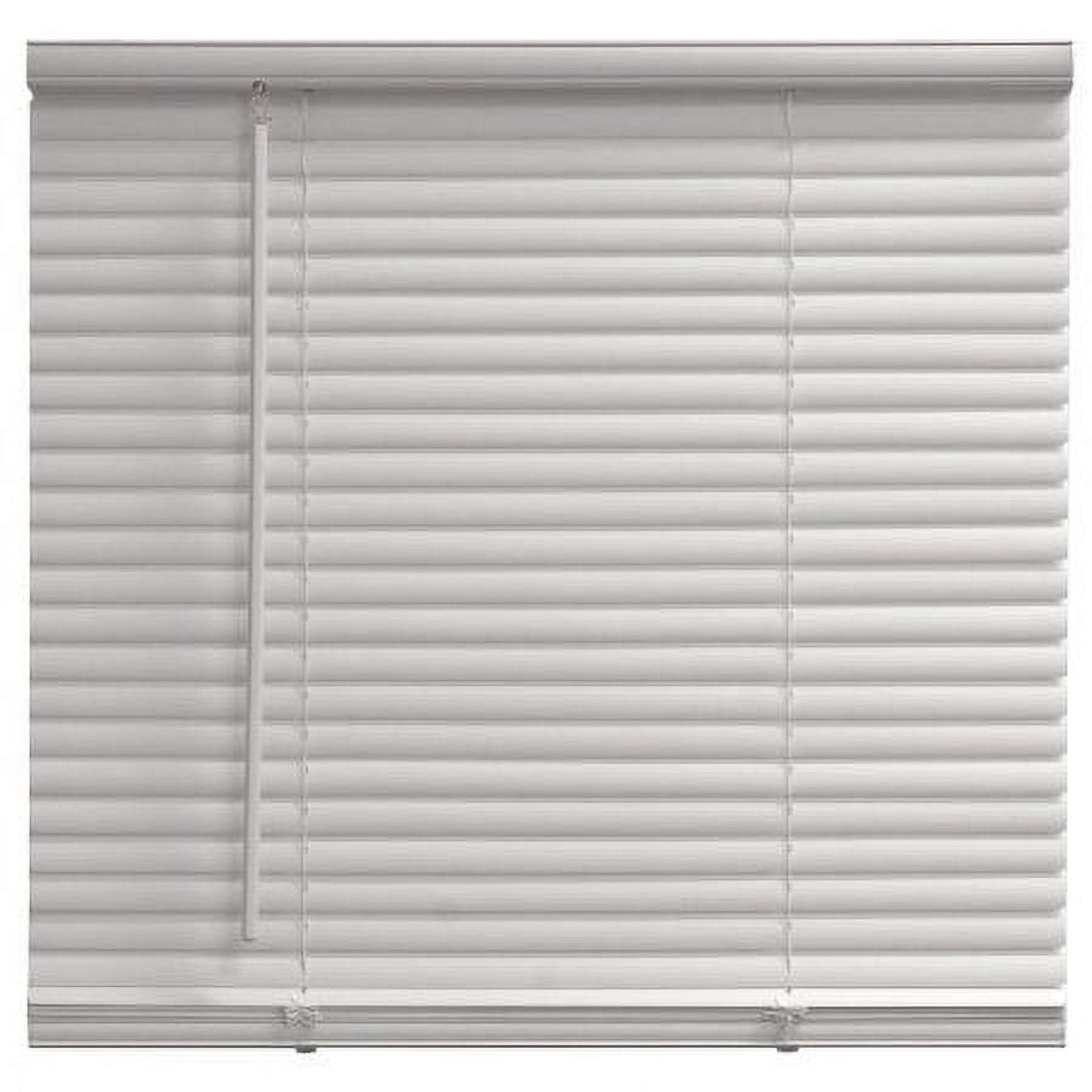 Mainstays 1″ Cordless Vinyl Light Filtering Mini Blinds, White, 23″ W x 42″ L