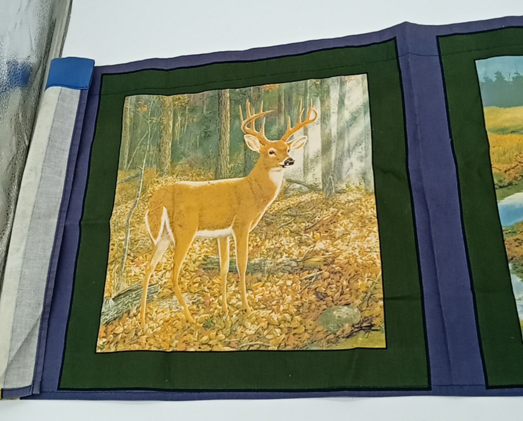 Vintage Deer Nature Valance Wall Hanging