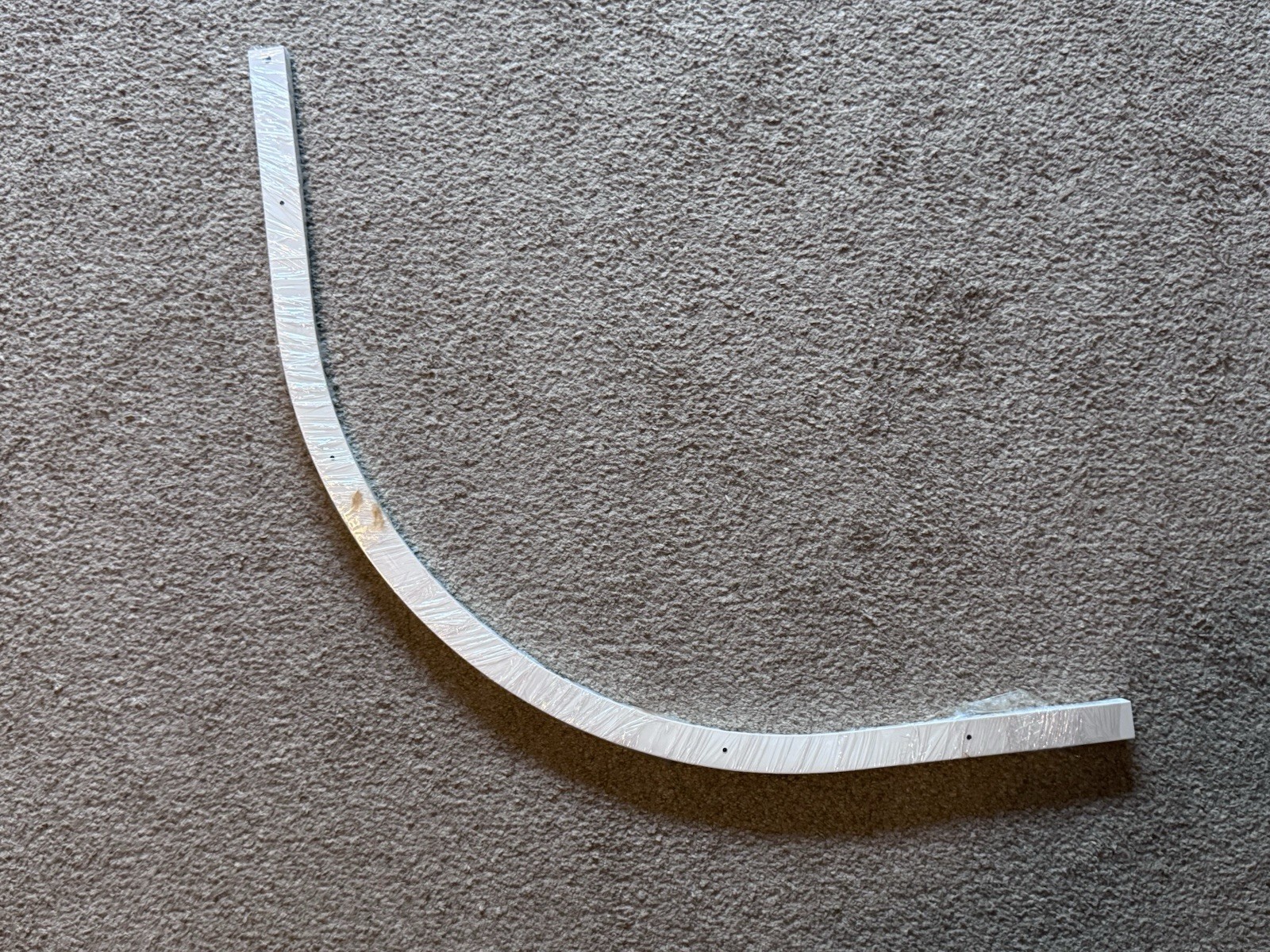 EverTrack – Corner Section for Ceiling Curtain Track – USA Made – 90 Degree Bend