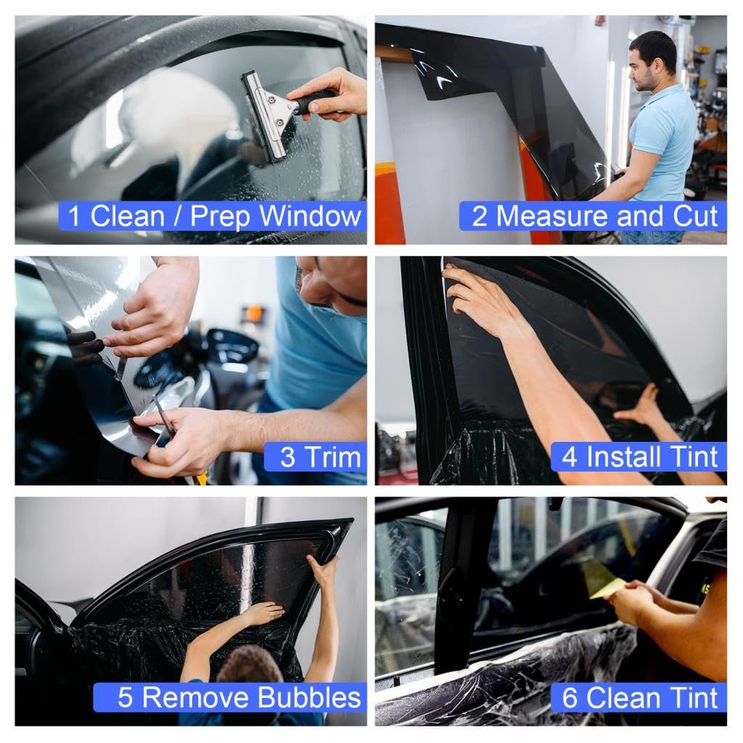Professional Auto Window Tint Film Roll, 20% Premium Carbon Car Window Privac…