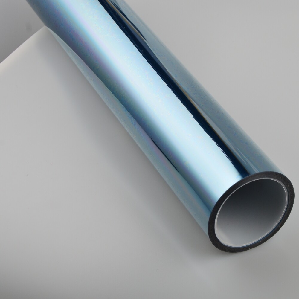 Transparent Window Film Sunscreen Self-Adhesive Optically Clear Blue Car Tint