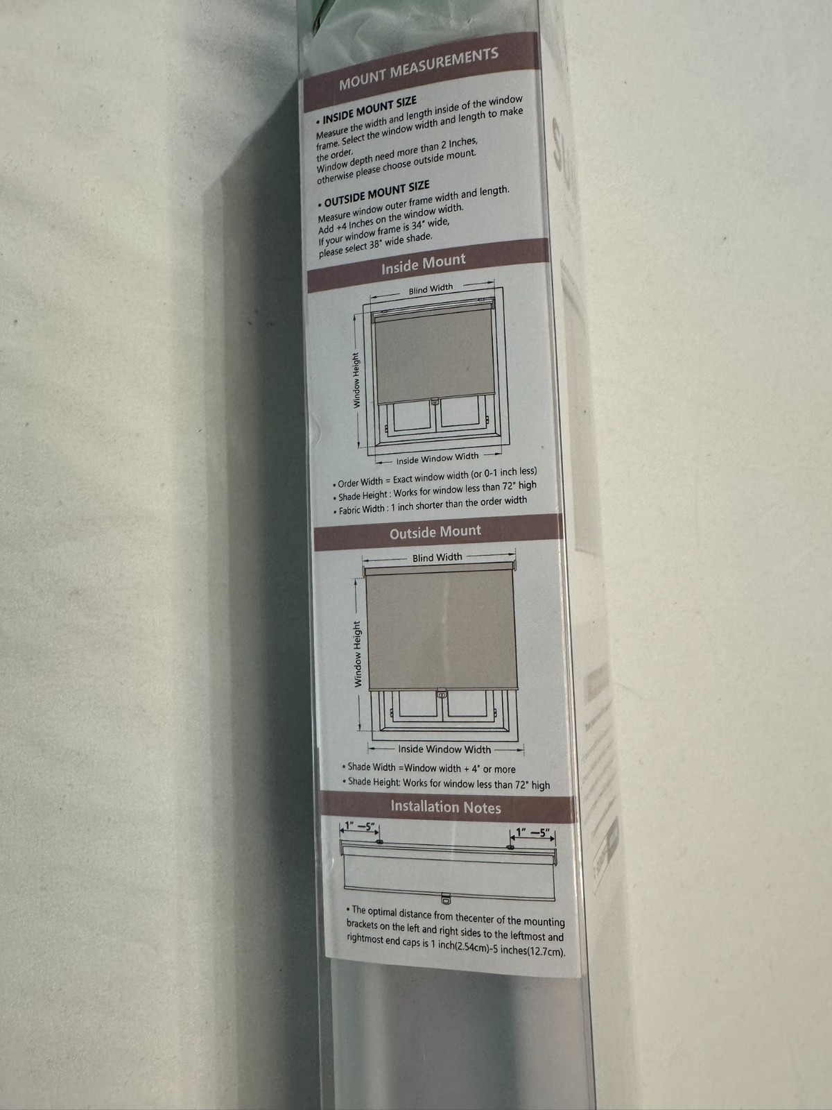 Sunoff Blackout Roller Shades Blinds Cordless for Windows Pull Down Room Darkeni